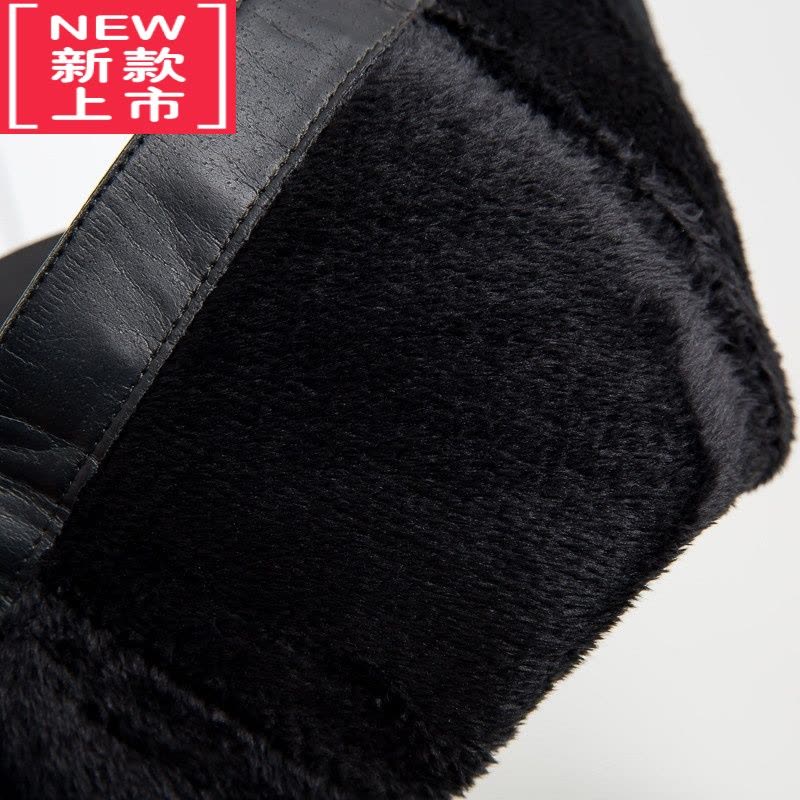 可莉允C家洋气小香风靴儿童靴女童欧版高筒中长靴长筒马丁加绒靴子图片