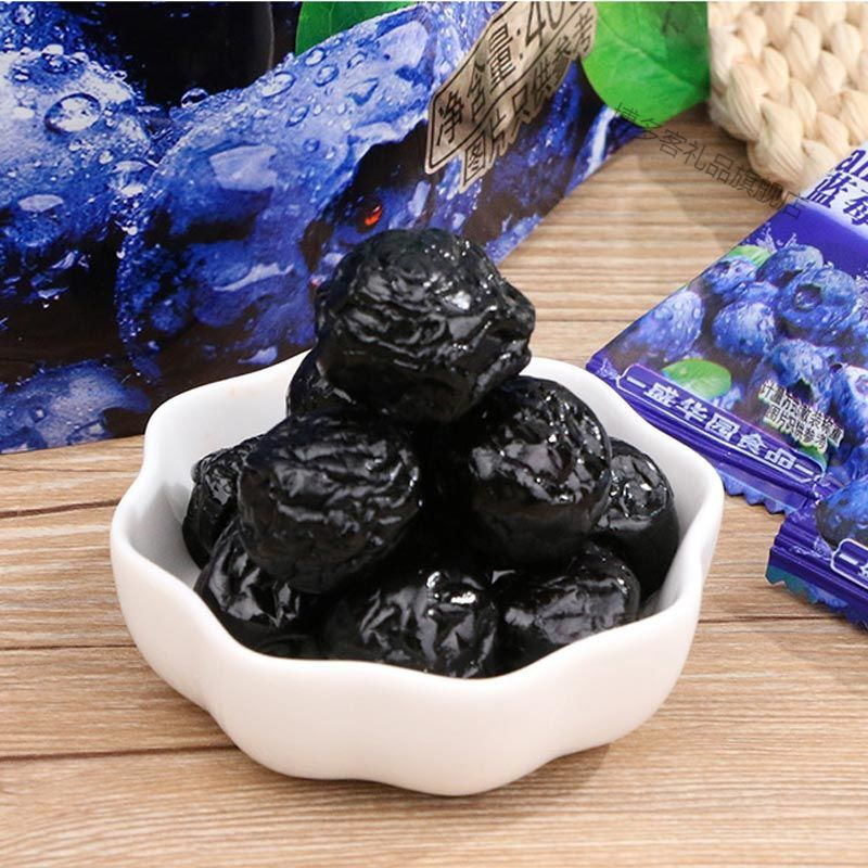 湛航蓝莓李果408gx2208g火车同款新疆特产网红果脯蜜饯