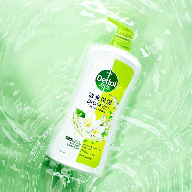 滴露保湿沐浴露950g持久留香男女滋润茉莉绿茶清新清爽沐浴乳液