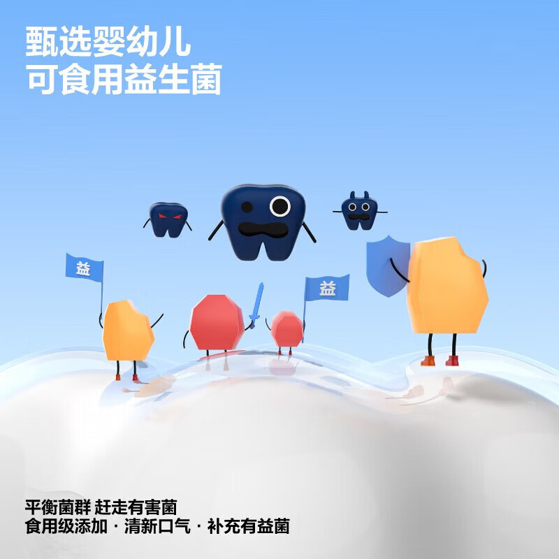参半(NYSCPS) 儿童奥拉氟牙膏 60g蜜桃味高清大图
