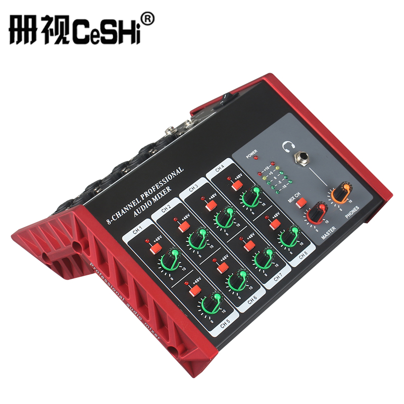 册视8路音频混音器MIX-828台高清大图