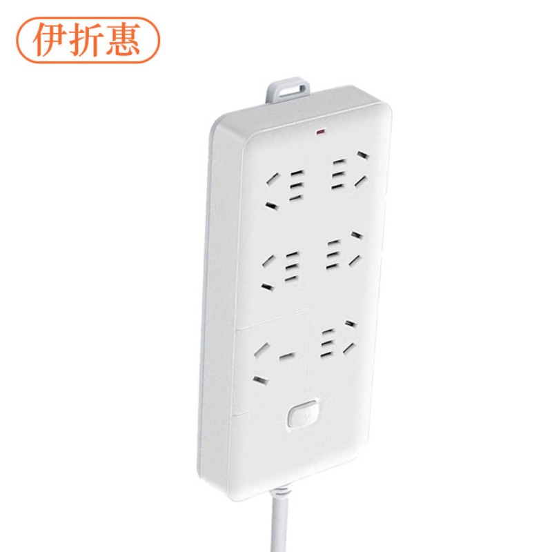 伊折惠 YZHGW-0913 总控6位3米 插排 (计价单位:个) 白色高清大图