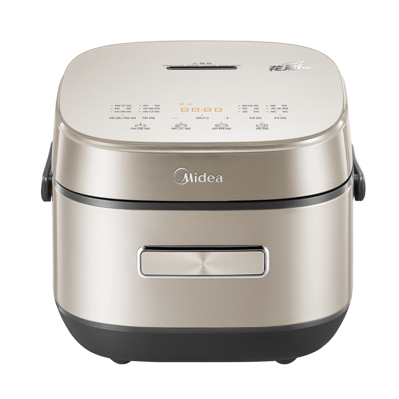 美的 (Midea)电饭煲花瓣IH赤炎炭火家用电饭锅电磁上下双热源立体加热抗菌4L大容量 MB-CFB4078H