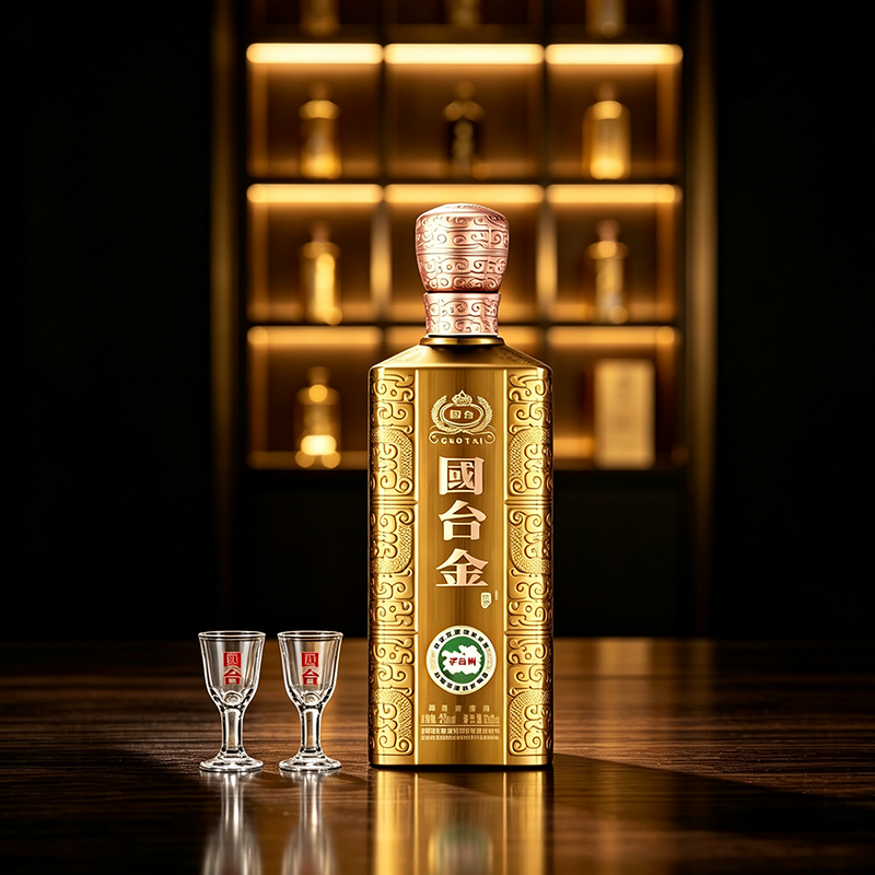 国台金酒酱香型53度500ml单瓶装真实年份酱酒高清大图