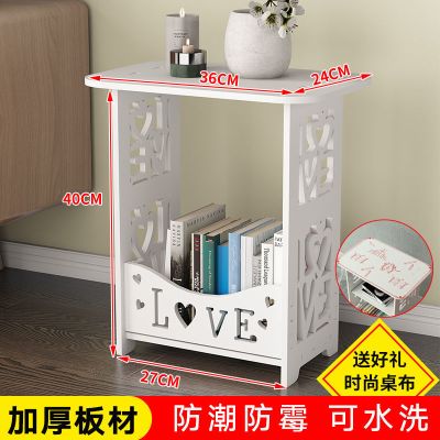 小号单层-爱心-加厚送桌布 家福财小茶几桌家用迷你小户型客厅沙发边几角几卧室床头柜小桌子