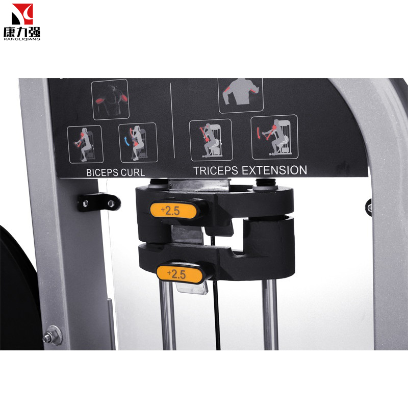 康力强商用专业FW822A肱二头三头肌一体双用两用训练器材健身房综合器械高清大图