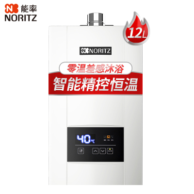 能率(NORITZ) 12升燃气热水器 GQ-12E3FEX（天然气）(JSQ24-E3）智能精控恒温 原装进口CPU