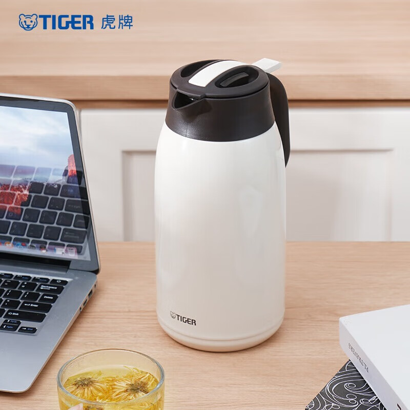 虎牌(TIGER)不锈钢暖壶保温瓶家用保暖壶PWM-A20C-CA珍珠白2L高清大图