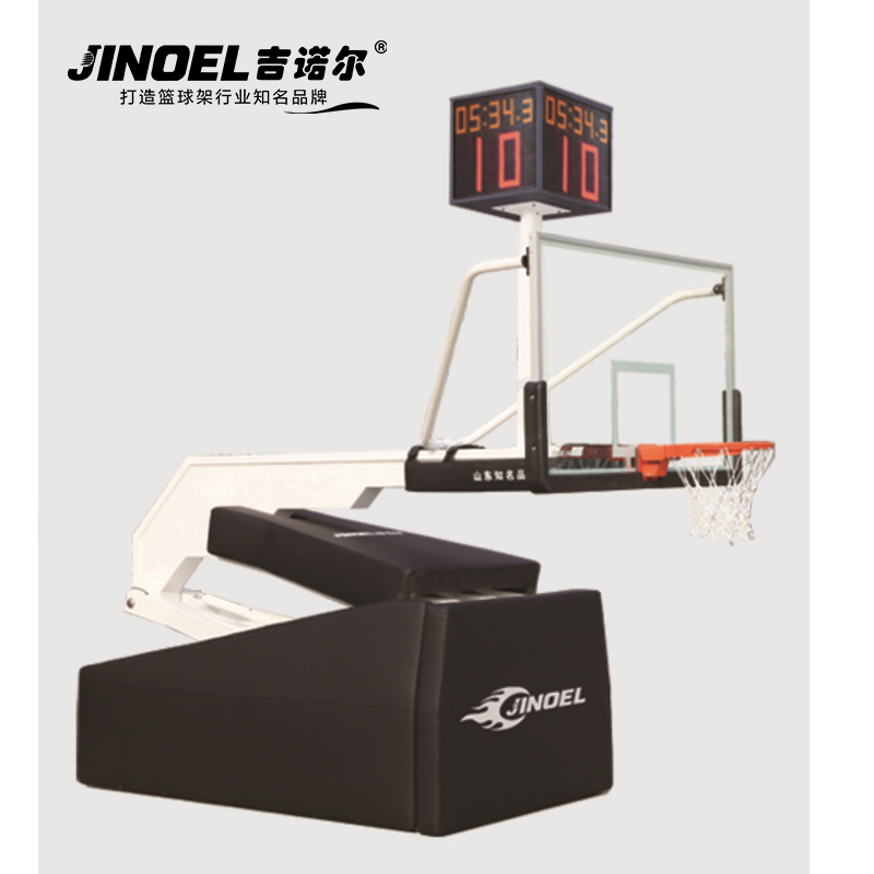 吉诺尔篮球架JNE-1002电动液压篮球架高清大图