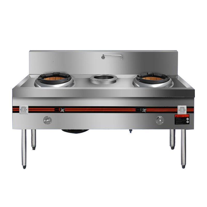 酒店燃气爆炒炉液化气双灶猛火甲醇灶不锈钢灶台柴油煤气炭白色天然气