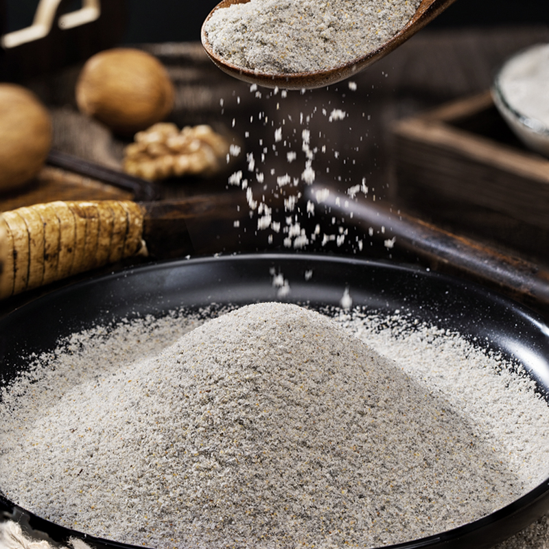 酥田自营黑芝麻核桃桑葚粉500g黑芝麻糊五谷杂粮代餐粉饱腹即食营养早餐高清大图