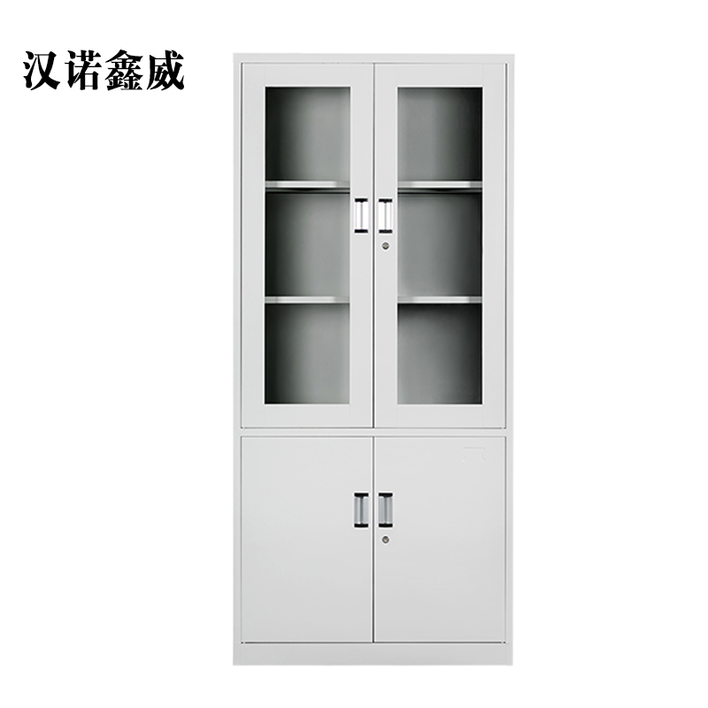 汉诺鑫威钢制文件柜资料柜档案柜财务凭证柜带锁储物柜铁皮柜书柜大器械文件柜高清大图