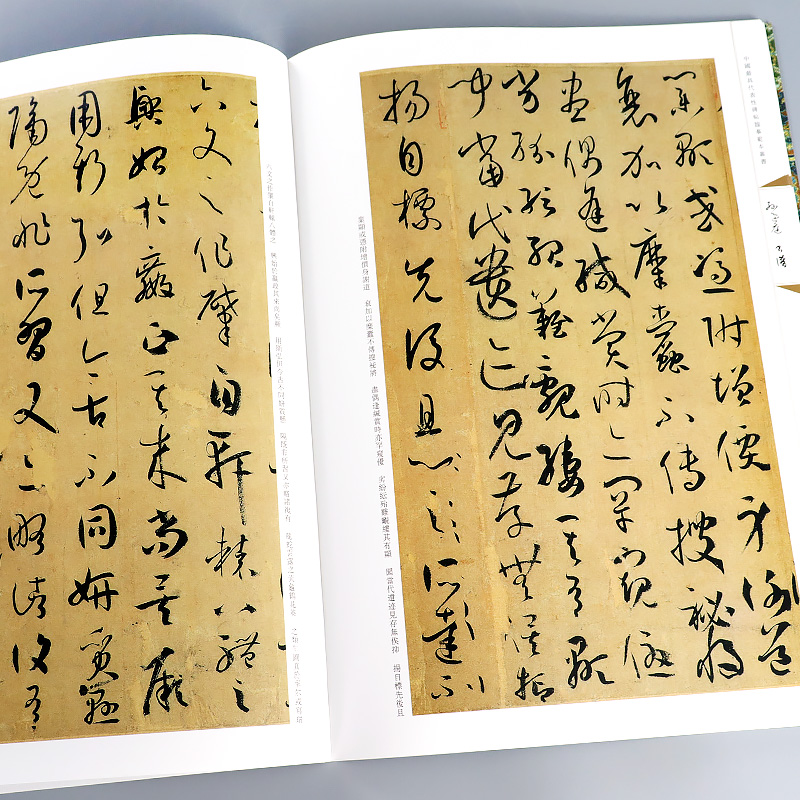 [正版]大尺寸8开孙过庭书谱 草书大全集完整版全文中国代表性碑帖临摹范本丛书 繁体旁注对照毛笔书法字帖教程人民美术出版高清大图