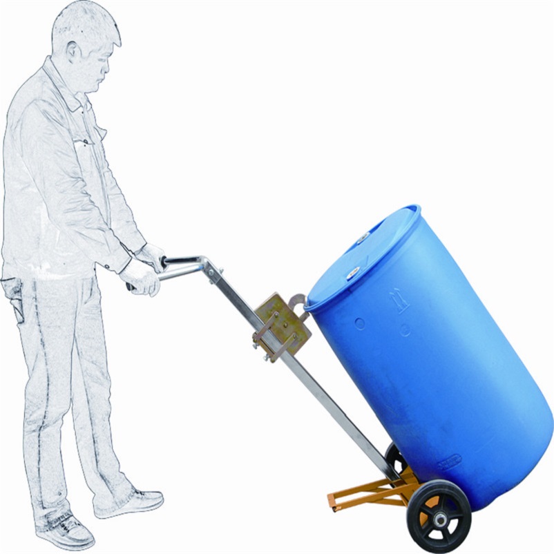 虎力(Hu-LIFT)订做 DE450 机械式油桶搬运车 载重450Kg高清大图