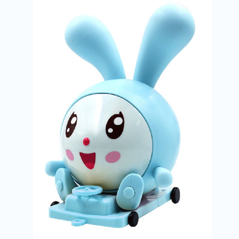 瑞奇宝宝益智玩具早教爬行儿童跑跑车婴幼儿语言丰富内容学习玩具