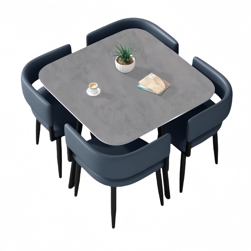 悦兴诚方桌 一桌4椅90*75cm 套高清大图