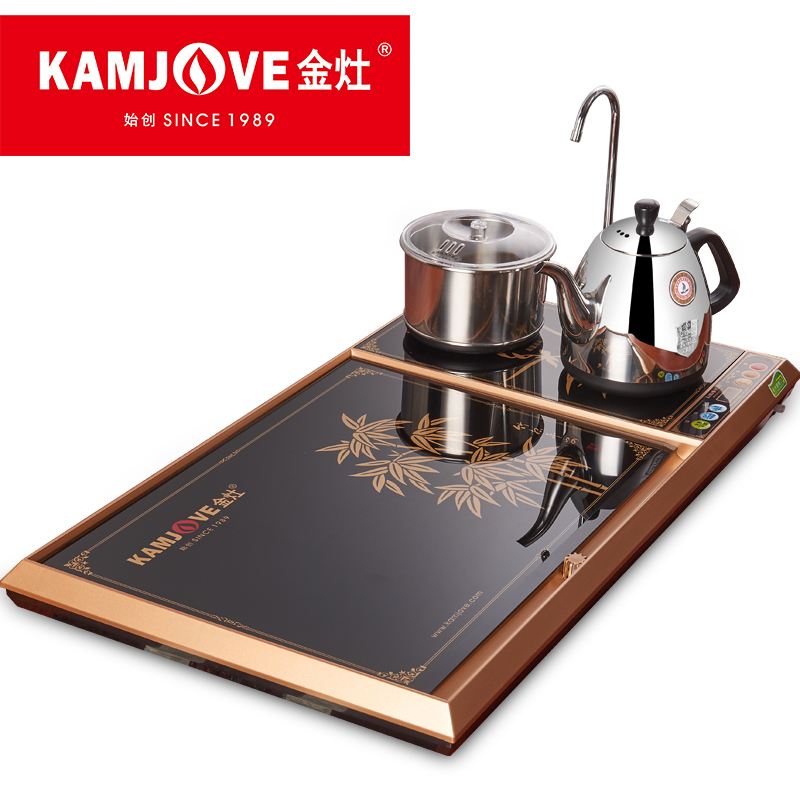 金灶L-310A 智能自动上水泡茶机电热水壶 单茶盘 玻璃茶盘 (不包括茶具)