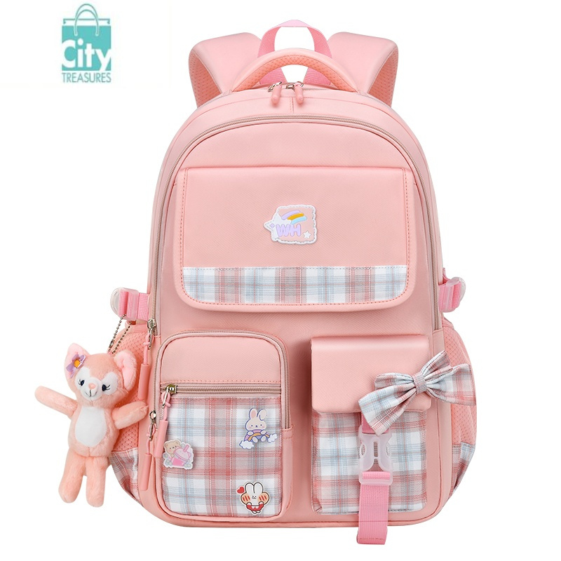 bangdou卡k拉羊新款书包女小学生儿童书包一二三到六年级女孩轻便减负