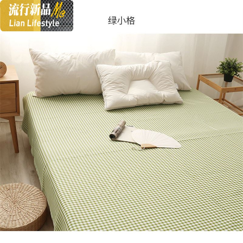 单人床双人床裙宿舍小朋友凉席寝室床笠冰丝绣花1麻将席折叠凉垫 三维工匠凉席/凉枕