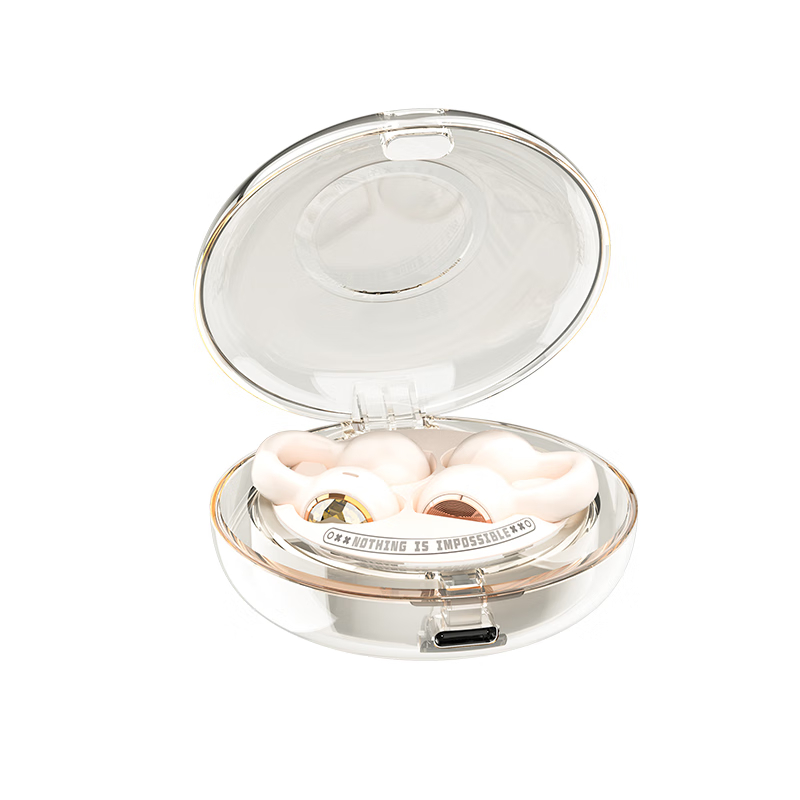 沃品(WOPOW)开放式挂耳运动蓝牙耳机 不入耳运动跑步通话降噪 OWS07