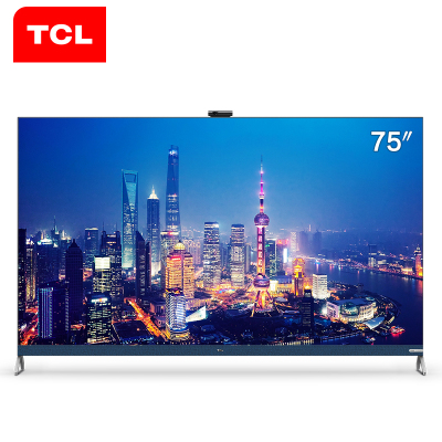 TCL 75Q9E 75英寸超薄QLED量子点社交智屏4K网络平板液晶电视机