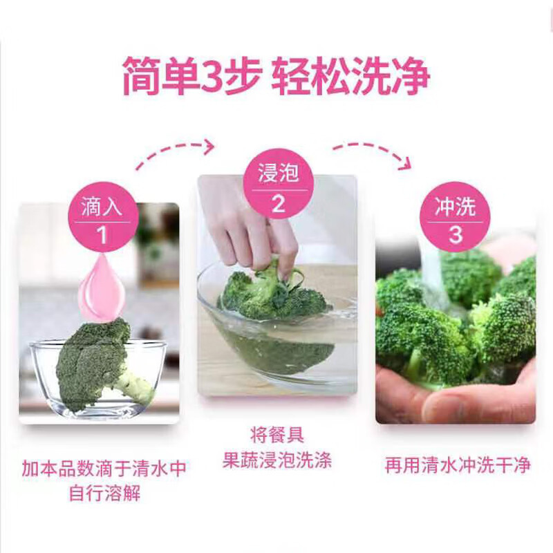 舒蕾(SLEK) 波卡莉香白桃果蔬餐具净 1.008kg (盖+泵头)高清大图