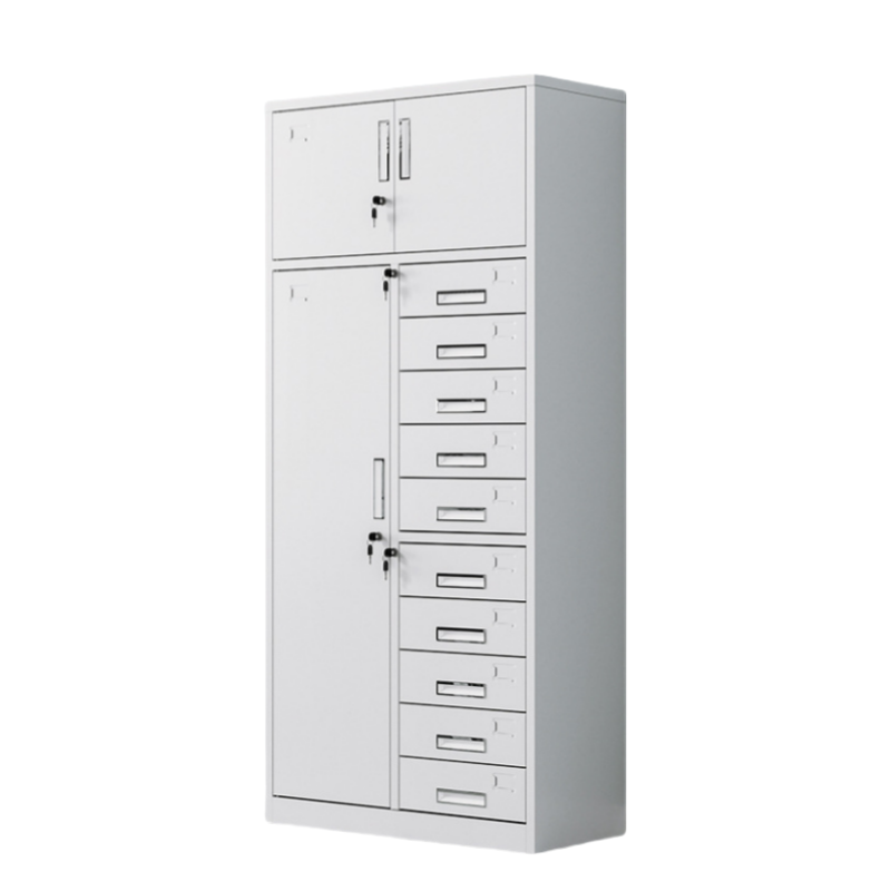 荺炬钢制多斗柜三门十斗个高清大图