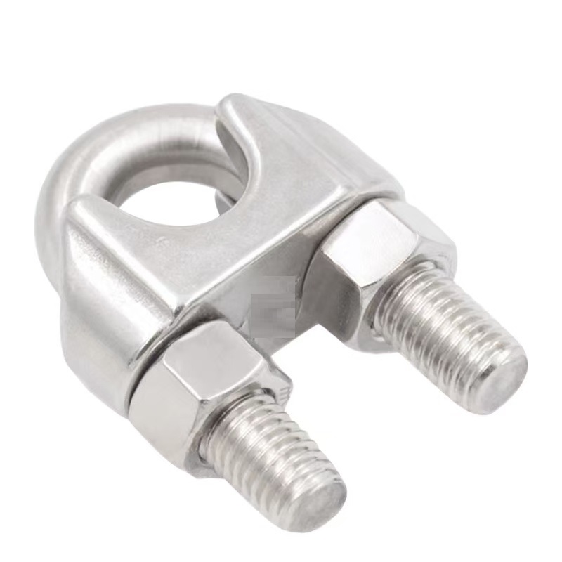 伟鹏双兴 304不锈钢钢丝绳卡头U型卡 M3[304材质]个高清大图