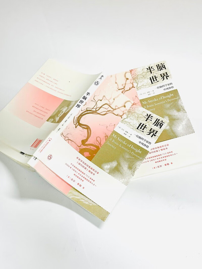 [正版]半脑世界 一位脑科学家的中风体验 吉尔·泰勒 著 身为脑科学家自己大脑却出现问题 8年康复人生大起大落 罕见的高清大图
