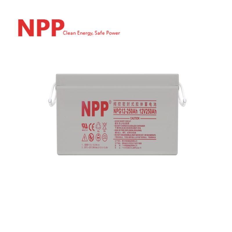 NPP蓄电池NPG12-250Ah 12V250Ah高清大图
