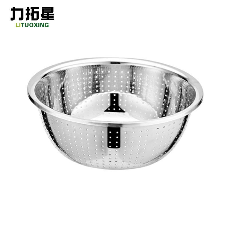 力拓星 不锈钢洗菜盆 五件套A款大号 套高清大图
