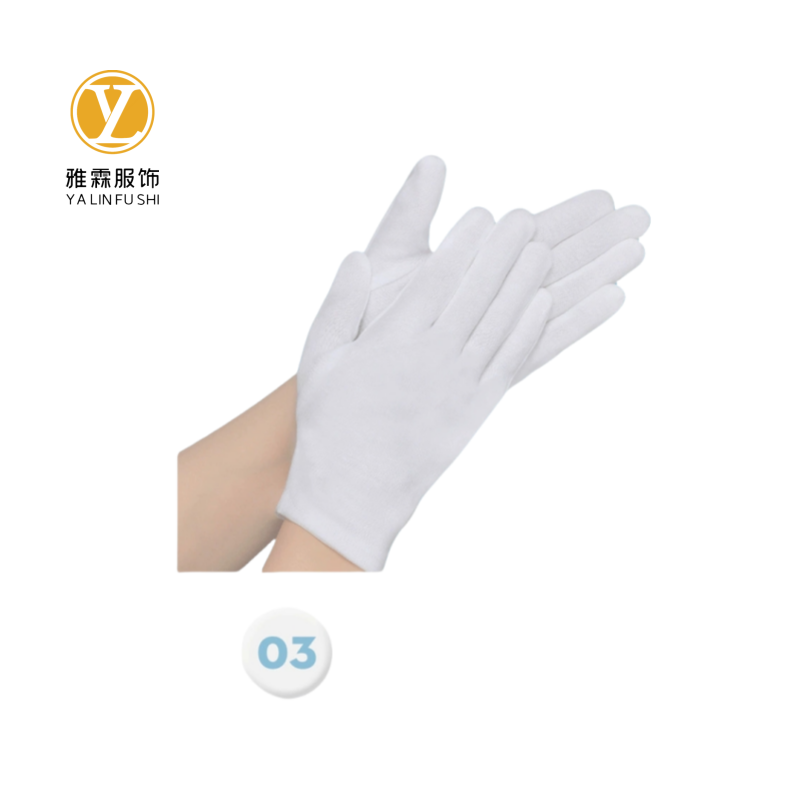 雅霖服 礼仪白手套-G45加厚YLF25051706 双高清大图