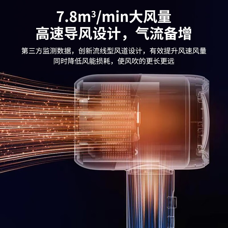 [门店专柜款]超人水润恒温负离子护发高速吹风机TJ上