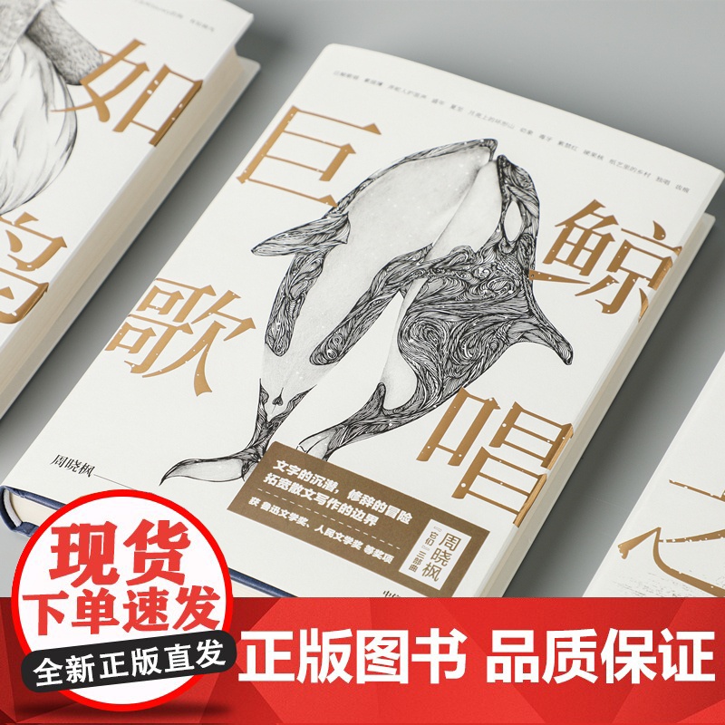 巨鲸歌唱(全新插图修订版)周晓枫散文代表作 鲁迅文学奖获奖作品 周晓枫 打破传统散文写作的藩篱 拓展探索散文文体的边界高清大图