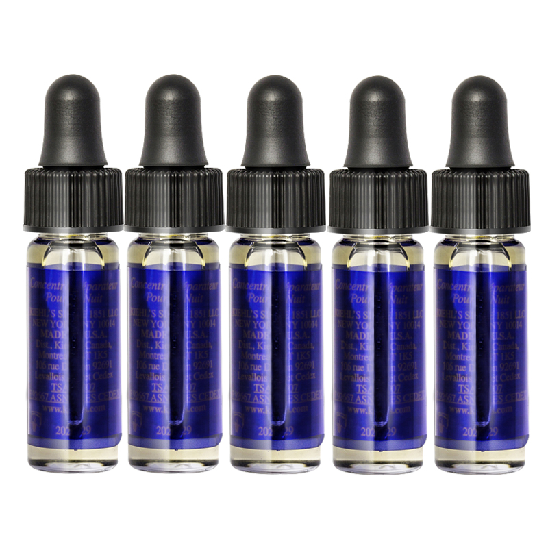 Kiehl’s科颜氏夜间修护精华液4ml *5蓝精灵面部熬夜精华 保湿舒缓修护