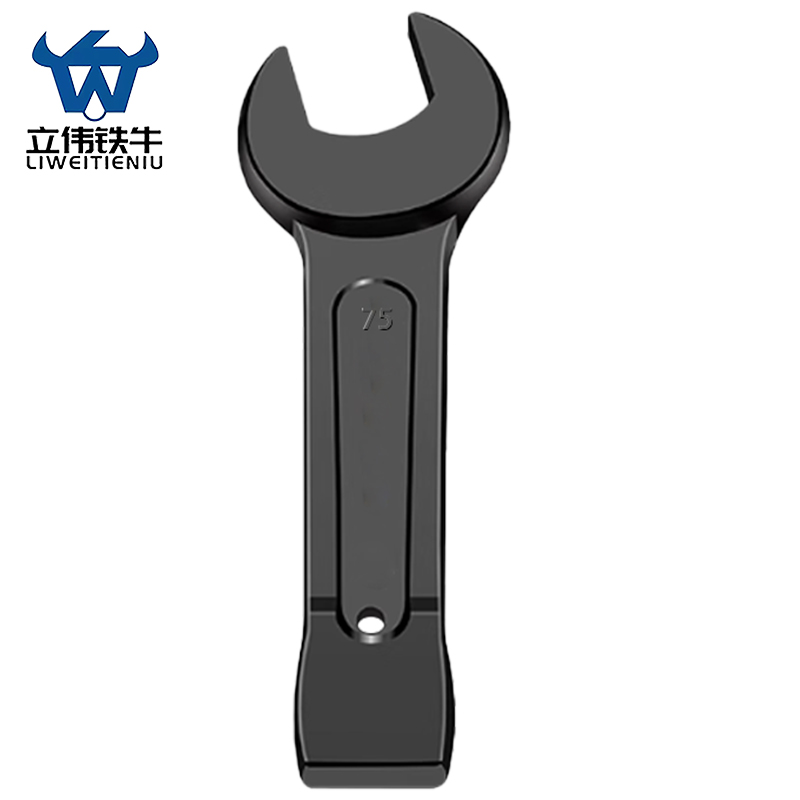 立伟铁牛敲击呆扳手75mm/把高清大图