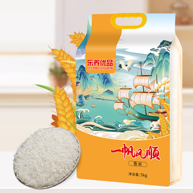乐养优品 丝苗米 大米 真空装 一帆风顺系列5kg