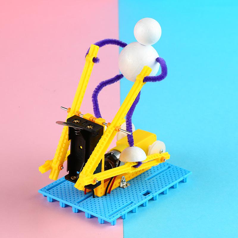 小学生科技小制作发明diy手工发电机健身机器人盒装小螺丝刀工具参数