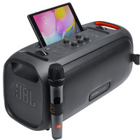 JBL PARTYBOX ON-THE-GO家庭影院 KTV卡拉OK唱歌套装 客厅音响 无线蓝牙户外便携音箱 内置电池