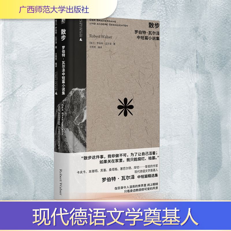 [M]散步 罗伯特·瓦尔泽中短篇小说集-9787559862334高清大图