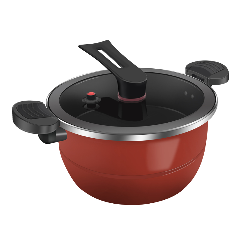 伊弗勒 MGS-EFFE-V305珐琅微压锅两件套燃气电磁炉通 直径24cm 1套高清大图