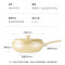 炊大皇炒锅防粘易洁陶瓷平底多用炒菜锅30cm磁炉通用糯米团黄NM30CGH