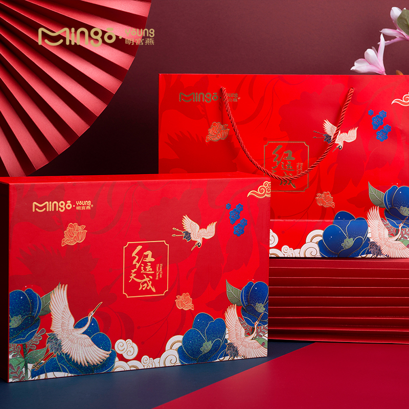 明宫燕红运天成(燕窝+白茶)礼盒