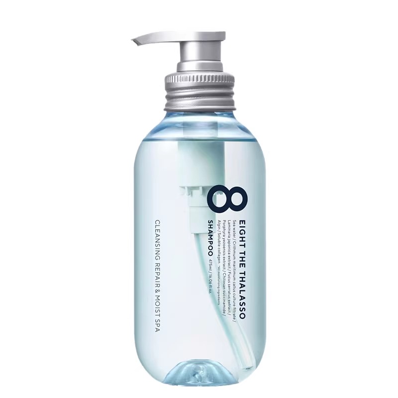 日本原装进口涧净海洋精华清润沁爽洗发水475ml护发素高清大图