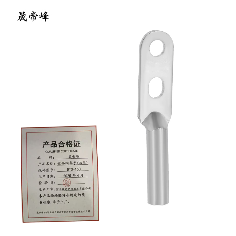 晟帝峰 镀锡铜鼻子(双孔) DTS-150 个高清大图