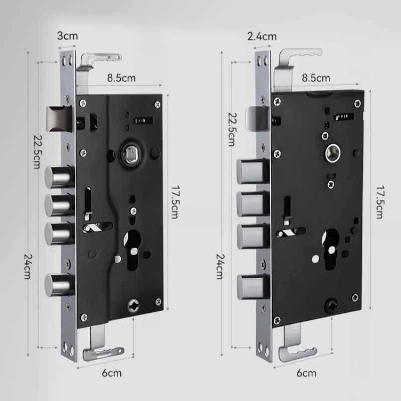 吉迎尚品 防盗门锁房门锁入户门锁 上提快速锁门 套高清大图