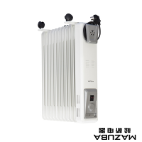 松桥(MAZUBA)取暖器 电暖器11片3档油汀MO-MN1102Z 带加湿功能 送晾衣架