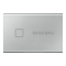 三星(SAMSUNG)T7 Touch 2TB移动硬盘usb3.2金属指纹加密手机电脑移动固态硬pssd 时尚银