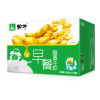 蒙牛(MENGNIU) 早餐奶 麦香味牛奶 250ml*16 礼盒装(新效期)