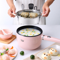 小浣熊电煮锅16C 1.3L不粘图层内胆 环形两档加热 宿舍学生煮面神器小电锅火锅家用多功能小功率迷你寝室小锅